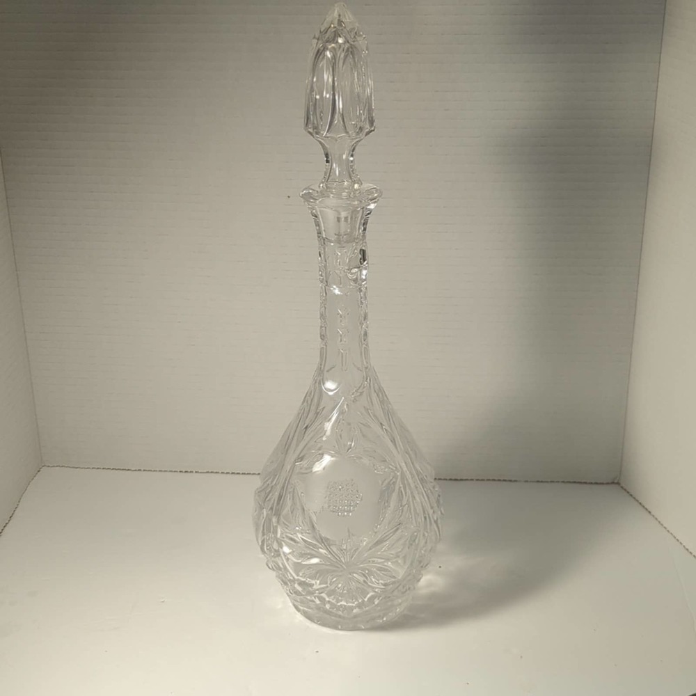 Vintage Crystal Decanter 15" Tall